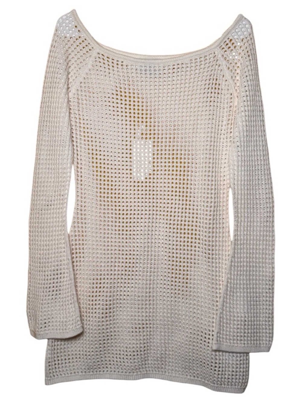 PacSun NWT Your Favorite Elena Crochet Boat Neck Mini Lightweight Fall Dress